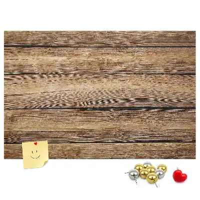 Tableau en liège déco Planches de bois rustiques