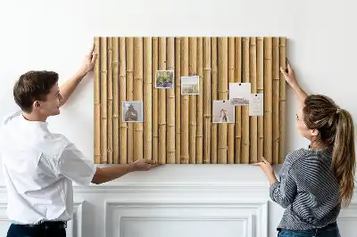 Tableau en liège déco Bâtons de bambou