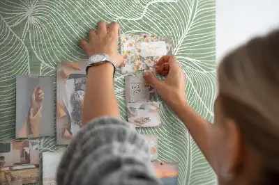 Tableau de liège motif feuilles nature