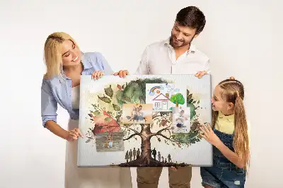 Tableau d’affichage en liège Généalogie arbre lignée