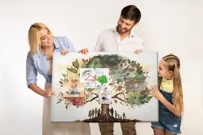 Tableau d’affichage en liège Généalogie arbre lignée