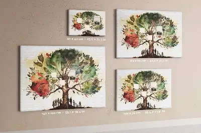 Tableau d’affichage en liège Généalogie arbre lignée
