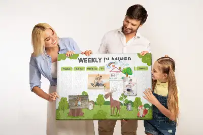 Tableau en liège déco Emploi du temps scolaire élève