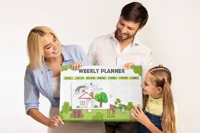 Tableau en liège déco Emploi du temps scolaire élève