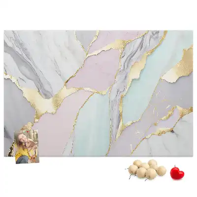 Tableau en liège déco Motif en marbre classique