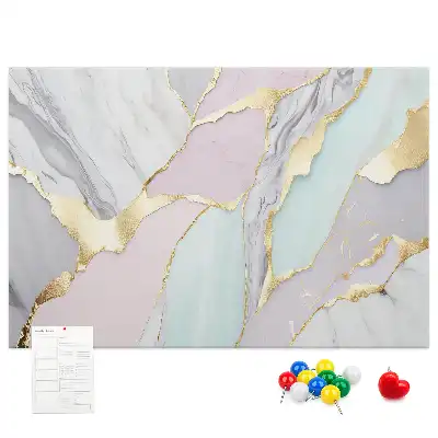 Tableau en liège déco Motif en marbre classique