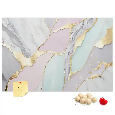 Tableau en liège déco Motif en marbre classique
