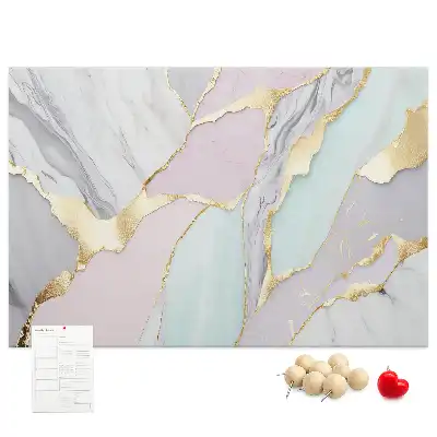 Tableau en liège déco Motif en marbre classique