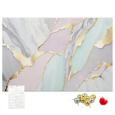 Tableau en liège déco Motif en marbre classique