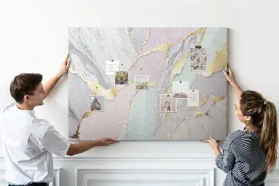 Tableau en liège déco Motif en marbre classique