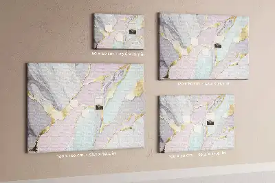 Tableau en liège déco Motif en marbre classique
