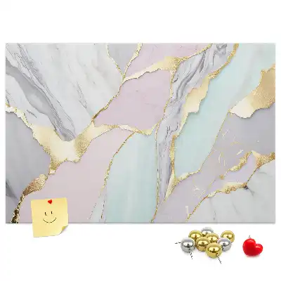 Tableau en liège déco Motif en marbre classique