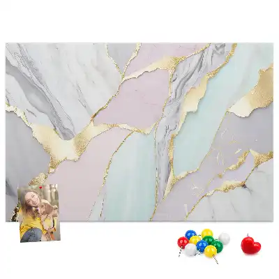 Tableau en liège déco Motif en marbre classique