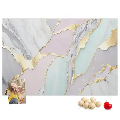 Tableau en liège déco Motif en marbre classique