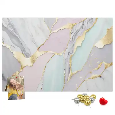 Tableau en liège déco Motif en marbre classique