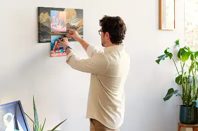 Tableau de liège paysage artistique moderne