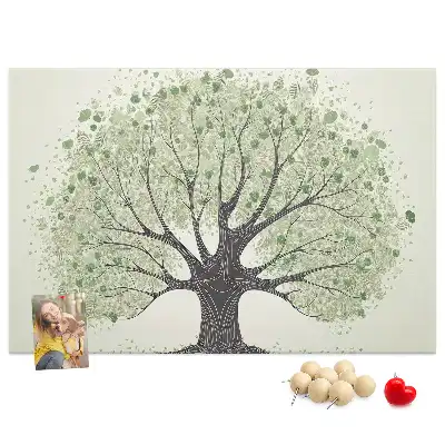 Tableau d’affichage en liège Chêne puissant nature