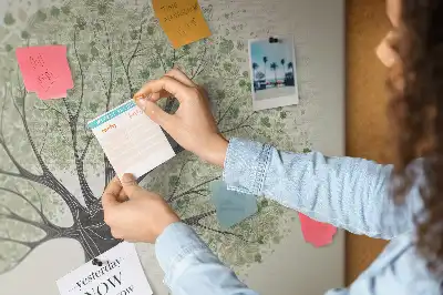 Tableau d’affichage en liège Chêne puissant nature