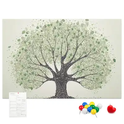 Tableau d’affichage en liège Chêne puissant nature
