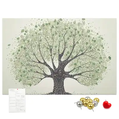 Tableau d’affichage en liège Chêne puissant nature