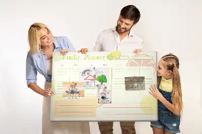Tableau en liège déco Planificateur familial