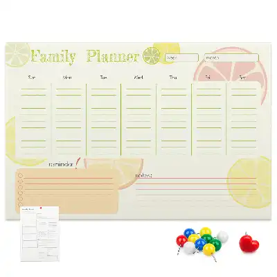 Tableau en liège déco Planificateur familial