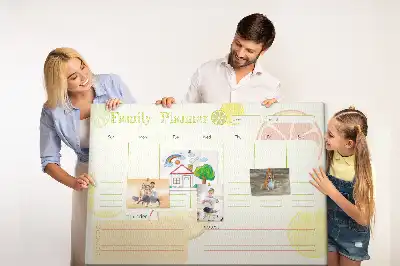 Tableau en liège déco Planificateur familial