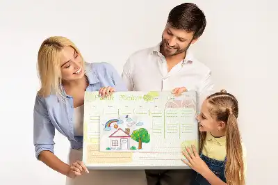 Tableau en liège déco Planificateur familial