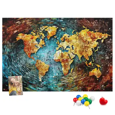 Tableau d'affichage en liège Monde du chaos