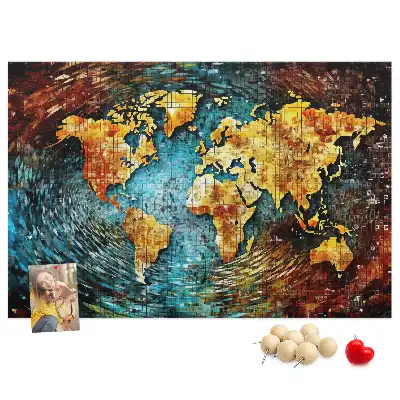 Tableau d'affichage en liège Monde du chaos