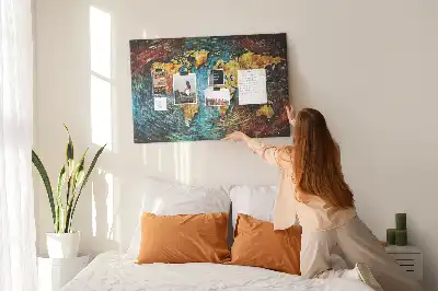 Tableau d'affichage en liège Monde du chaos