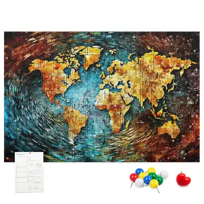 Tableau d'affichage en liège Monde du chaos