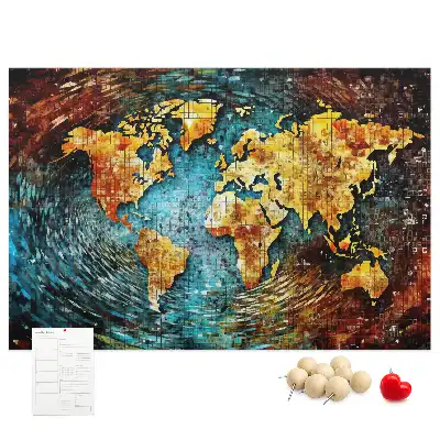 Tableau d'affichage en liège Monde du chaos