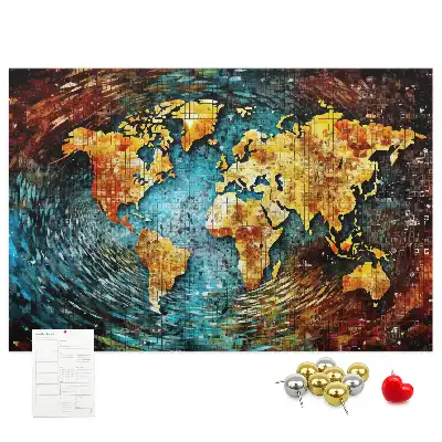 Tableau d'affichage en liège Monde du chaos