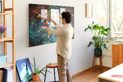 Tableau d'affichage en liège Monde du chaos
