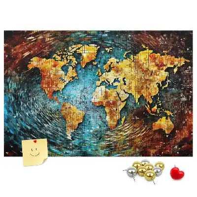 Tableau d'affichage en liège Monde du chaos