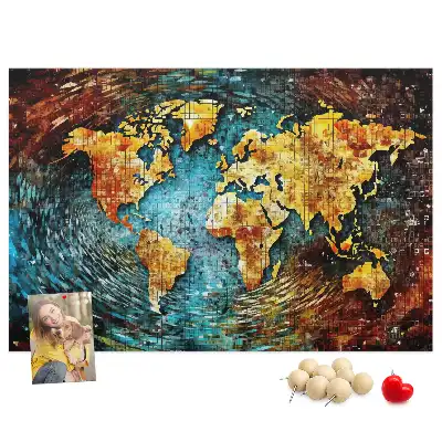 Tableau d'affichage en liège Monde du chaos