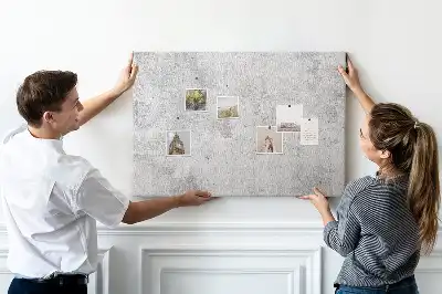 Tableau en liège déco Mur en béton