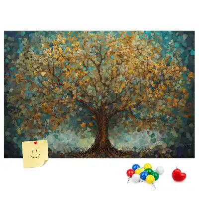 Tableau de liège Arbre en mosaïque