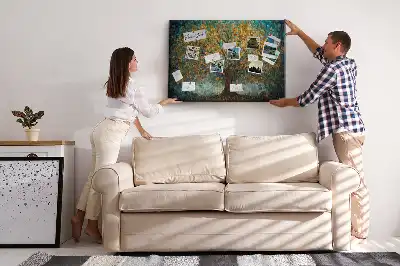 Tableau de liège Arbre en mosaïque