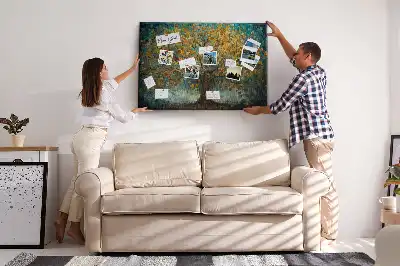 Tableau de liège Arbre en mosaïque