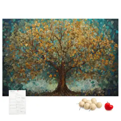 Tableau de liège Arbre en mosaïque