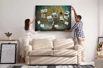 Tableau de liège Arbre en mosaïque