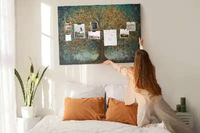 Tableau de liège Arbre en mosaïque