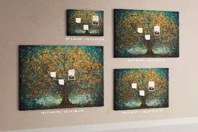 Tableau de liège Arbre en mosaïque