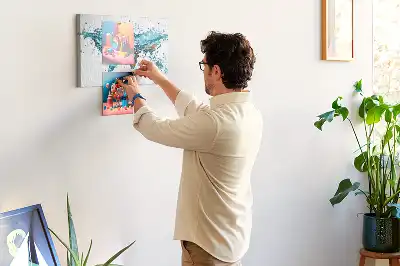 Tableau d'affichage en liège Carte du monde aquatique