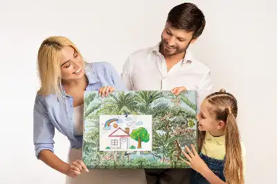 Tableau de liège motif jungle et environnement naturel
