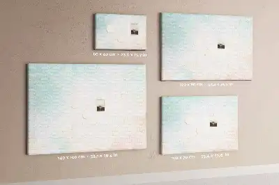 Tableau d’affichage en liège motif aquarelle marbre