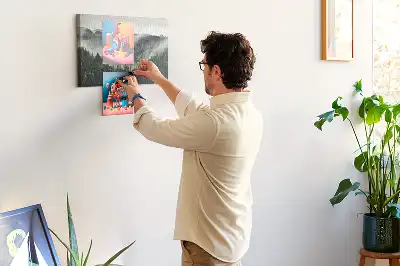 Tableau en liège déco Forêt paysage