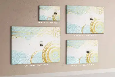 Tableau de liège à motif graphique décoratif